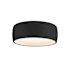 Kuzco Lighting Savile 6" Wide Flush Mount Drum Ceiling Fixture Black