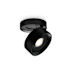 Kuzco Lighting Solo 5" Wide LED Semi-flush Drum Ceiling Fixture Black