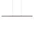 Kuzco Lighting Vega 56" Wide LED Suspension Linear Pendant Black