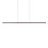 Kuzco Lighting Vega 56" Wide LED Suspension Linear Pendant Black
