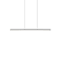 Kuzco Lighting Chute 35" Wide LED Linear Chandelier Black