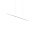 Kuzco Lighting Vega Minor 48" Wide LED Suspension Linear Pendant Brushed Nickel