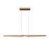 Kuzco Lighting Dakota 47" Wide LED Linear Chandelier Beech Wood