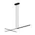 Kuzco Lighting Shift 60" Wide LED Linear Pendant Black