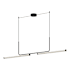 Kuzco Lighting Vesper 73" Wide LED Suspension Linear Pendant Black