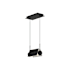 Kuzco Lighting Phoenix 9" Wide LED Suspension Linear Pendant Black / White