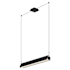 Kuzco Lighting Phoenix 36" Wide LED Suspension Linear Pendant Black / White