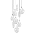 Kuzco Lighting Victoria 8 Light 19" Wide LED Suspension Multi Light Pendant Chrome