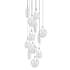 Kuzco Lighting Victoria 12 Light 19" Wide LED Suspension Multi Light Pendant Chrome
