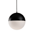 Kuzco Lighting Monae 10" Wide 3000K LED Pendant Black / White Opal