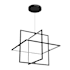 Kuzco Lighting Mondrian 28" Wide LED Multi Light Pendant Black