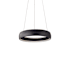 Kuzco Lighting Halo 23" Wide LED Drum Chandelier Black