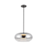 Kuzco Lighting Trinity 15" Wide LED Pendant Black / Chrome