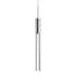 Kuzco Lighting Pendula 20-5/8" Tall LED Crystal Mini Pendant Brushed Nickel