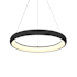 Kuzco Lighting Cortana 24" Wide LED Drum Chandelier Black