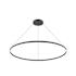 Kuzco Lighting Cerchio 59" Wide LED Suspension Pendant Black