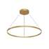 Kuzco Lighting Cerchio 35" Wide LED Ring Chandelier Brushed Gold