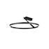 Kuzco Lighting Roda 24" Wide LED Semi-flush Ceiling Fixture Black