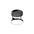 Kuzco Lighting Novel 6" Wide LED Semi-flush Ceiling Fixture Black