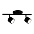 Kuzco Lighting Lyra 2 Light 5" Wide LED Fixed Rail Ceiling Fixture Black