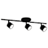 Kuzco Lighting Lyra 3 Light 5" Wide LED Fixed Rail Ceiling Fixture Black