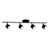 Kuzco Lighting Lyra 4 Light 5" Wide LED Fixed Rail Ceiling Fixture Black