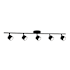 Kuzco Lighting Lyra 5 Light 5" Wide LED Fixed Rail Ceiling Fixture Black