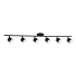 Kuzco Lighting Lyra 6 Light 5" Wide LED Fixed Rail Ceiling Fixture Black