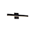 Kuzco Lighting Vega 23" Wide LED Bath Bar Black