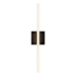 Kuzco Lighting Vega 23" Tall LED Wall Sconce Black