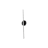 Kuzco Lighting Chute 35-1/2" Wide LED Wall Sconce Black