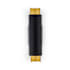 Kuzco Lighting Dela 16" Tall LED Wall Sconce Black / Gold Leaf