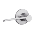 Kwikset Palmina Passage Door Lever Set Satin Chrome