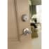 SmartCode Electronic Leverset with Tustin Lever in Satin Nickel