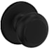 Kwikset Cove Passage Door Knob Set Matte Black