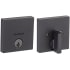 Kwikset Downtown Low Profile Single Cylinder Deadbolt with SmartKey Technology Iron Black