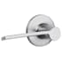 Kwikset Palmina Passage Door Lever Set Satin Chrome