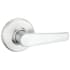 Kwikset Delta Passage Door Lever Set Polished Chrome