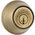 Kwikset 660 Series Deadbolt Single Cylinder Deadbolt with Smartkey Antique Brass