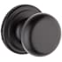 Kwikset Hancock Passage Door Knob Set Matte Black