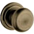 Kwikset Hancock Passage Door Knob Set Antique Brass