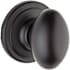 Kwikset Signature Series Laurel Passage Door Knob Matte Black