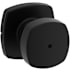 Kwikset Arroyo Privacy Door Knob Set with Square Rose Matte Black