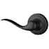Kwikset Tustin Left Handed Non-Turning One-Sided Dummy Door Lever Matte Black