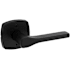 Kwikset Tripoli Non-Turning One-Sided Dummy Door Lever with Square Rose Matte Black