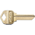 Kwikset Key Blank Nickel Plated na