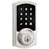 Kwikset Home Connect Traditional Keyless Entry Electronic Touchscreen Deadbolt with Z-Wave Satin Nickel