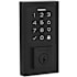 Kwikset SmartCode Deadbolts Touchscreen Single Cylinder Keyless Entry Deadbolt with UL Fire Rating and Smartkey Technology Matte Black