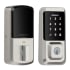 Kwikset Halo SmartKey Electronic Touchscreen Keyless Entry Deadbolt with WiFi Satin Nickel