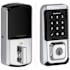 Kwikset Halo SmartKey Electronic Touchscreen Keyless Entry Deadbolt with WiFi Bright Chrome